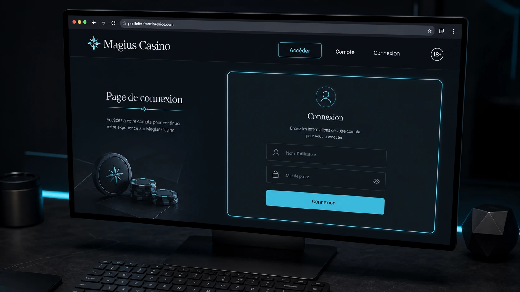 Étape 1 : ouvrir la page de connexion